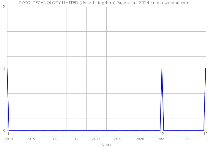 SYCO-TECHNOLOGY LIMITED (United Kingdom) Page visits 2024 