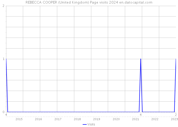 REBECCA COOPER (United Kingdom) Page visits 2024 