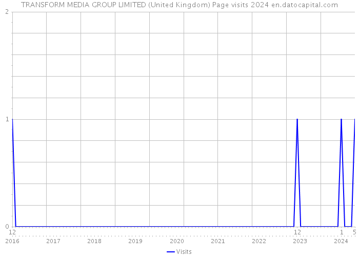 TRANSFORM MEDIA GROUP LIMITED (United Kingdom) Page visits 2024 