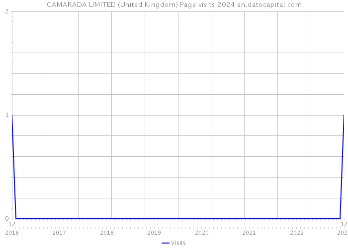 CAMARADA LIMITED (United Kingdom) Page visits 2024 