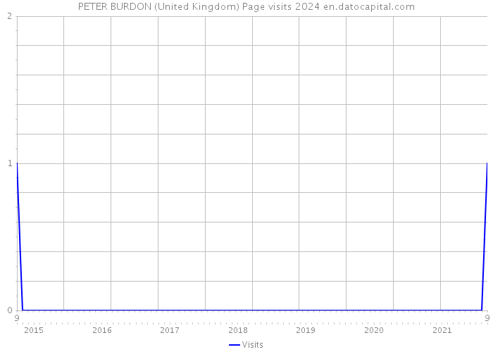 PETER BURDON (United Kingdom) Page visits 2024 