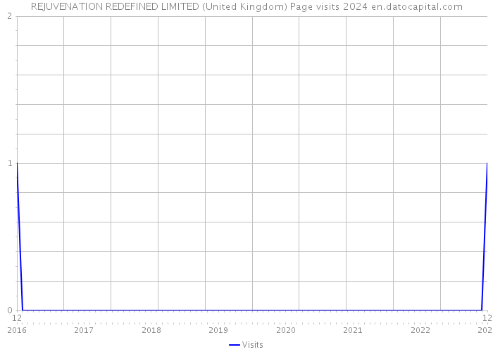 REJUVENATION REDEFINED LIMITED (United Kingdom) Page visits 2024 