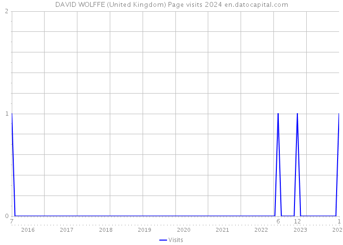 DAVID WOLFFE (United Kingdom) Page visits 2024 