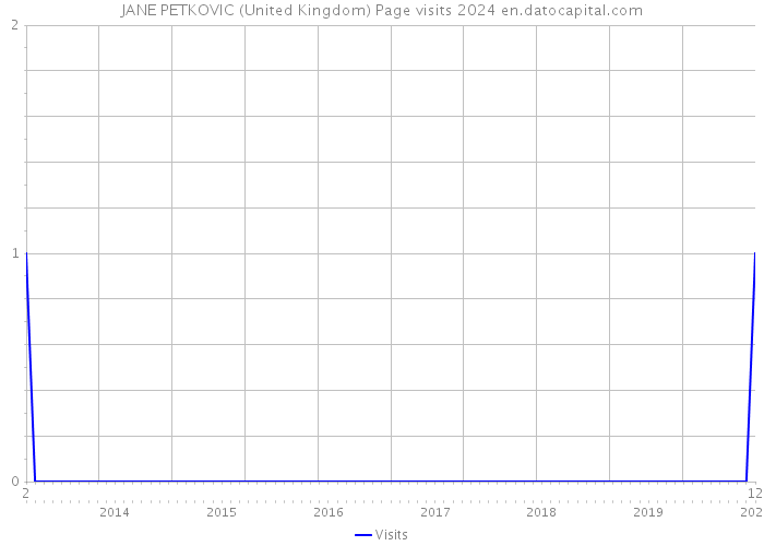 JANE PETKOVIC (United Kingdom) Page visits 2024 