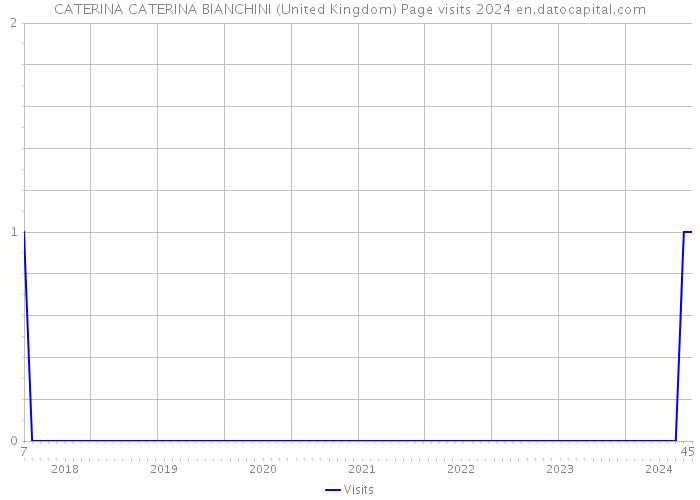 CATERINA CATERINA BIANCHINI (United Kingdom) Page visits 2024 