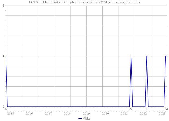 IAN SELLENS (United Kingdom) Page visits 2024 
