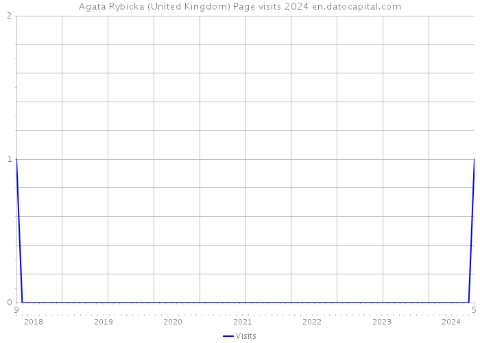 Agata Rybicka (United Kingdom) Page visits 2024 