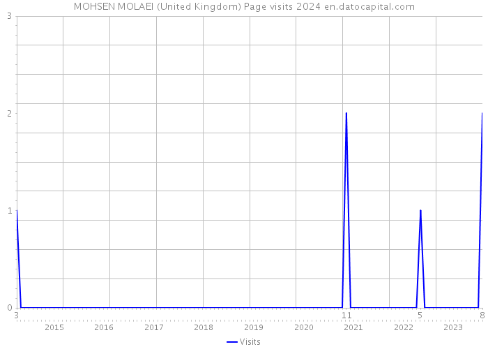 MOHSEN MOLAEI (United Kingdom) Page visits 2024 