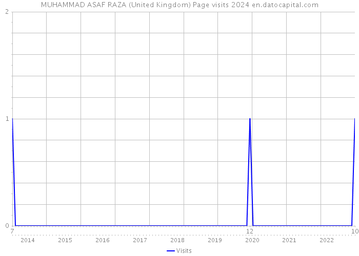 MUHAMMAD ASAF RAZA (United Kingdom) Page visits 2024 