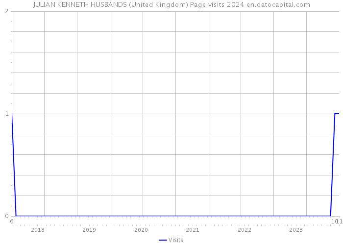 JULIAN KENNETH HUSBANDS (United Kingdom) Page visits 2024 