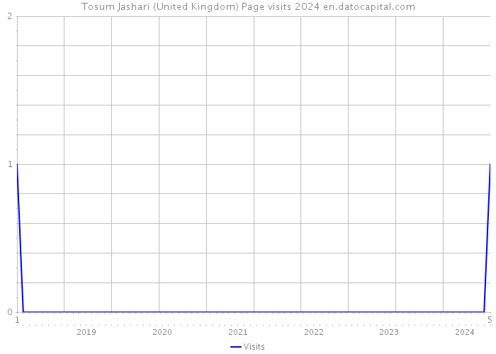 Tosum Jashari (United Kingdom) Page visits 2024 