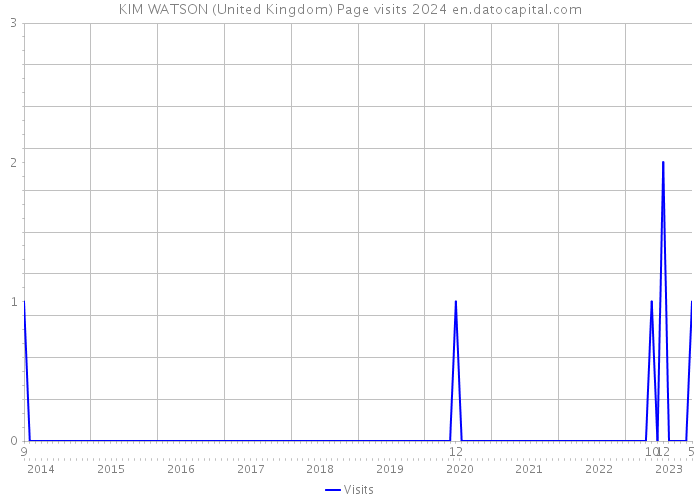 KIM WATSON (United Kingdom) Page visits 2024 