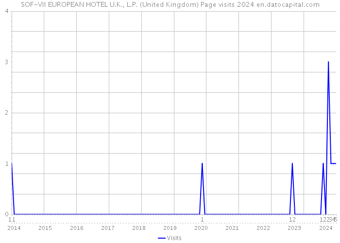 SOF-VII EUROPEAN HOTEL U.K., L.P. (United Kingdom) Page visits 2024 