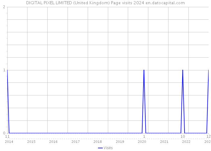 DIGITAL PIXEL LIMITED (United Kingdom) Page visits 2024 
