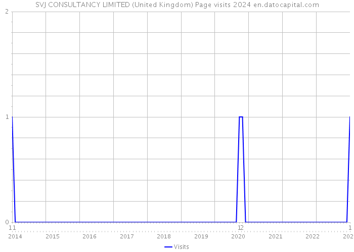 SVJ CONSULTANCY LIMITED (United Kingdom) Page visits 2024 