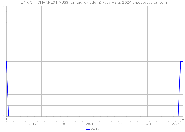 HEINRICH JOHANNES HAUSS (United Kingdom) Page visits 2024 