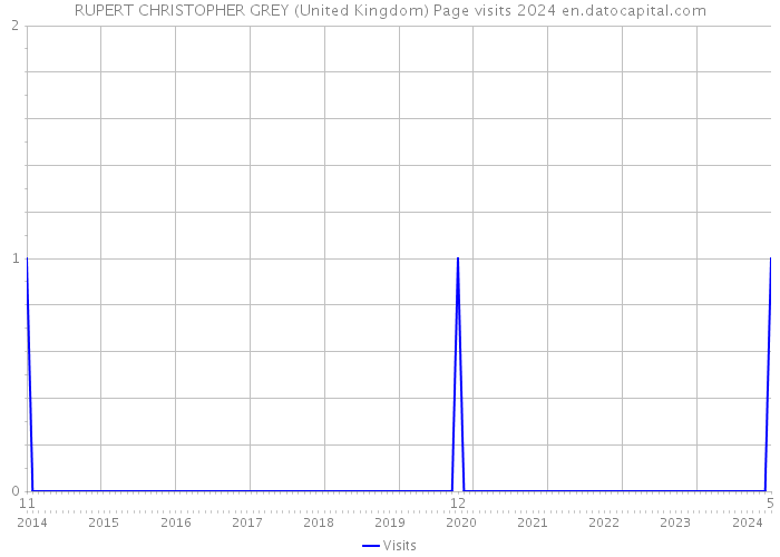 RUPERT CHRISTOPHER GREY (United Kingdom) Page visits 2024 