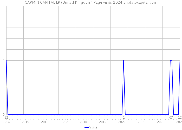 CARMIN CAPITAL LP (United Kingdom) Page visits 2024 