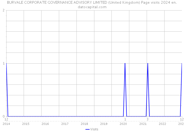 BURVALE CORPORATE GOVERNANCE ADVISORY LIMITED (United Kingdom) Page visits 2024 