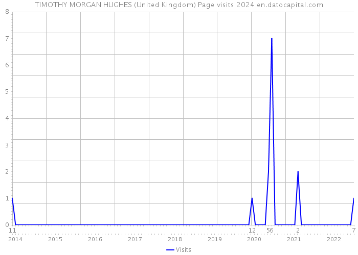 TIMOTHY MORGAN HUGHES (United Kingdom) Page visits 2024 