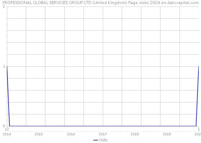 PROFESSIONAL GLOBAL SERVICES GROUP LTD (United Kingdom) Page visits 2024 