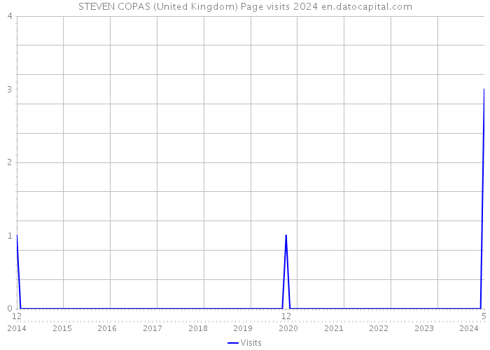 STEVEN COPAS (United Kingdom) Page visits 2024 