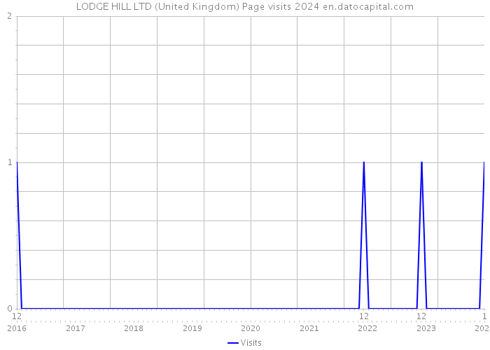 LODGE HILL LTD (United Kingdom) Page visits 2024 