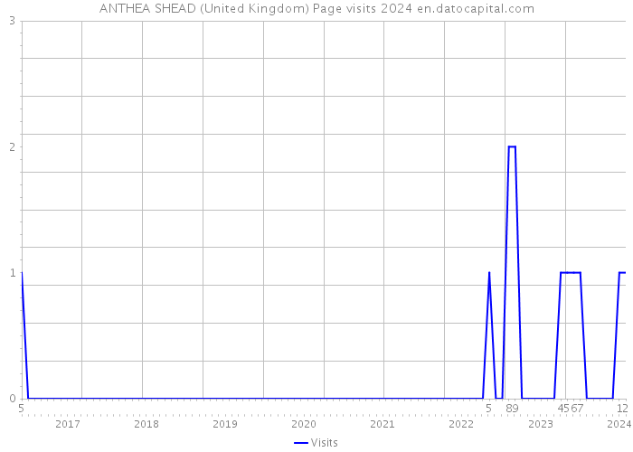 ANTHEA SHEAD (United Kingdom) Page visits 2024 