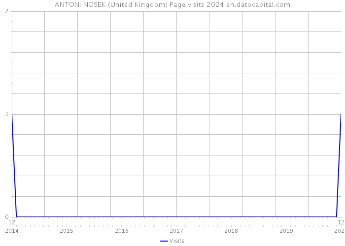 ANTONI NOSEK (United Kingdom) Page visits 2024 