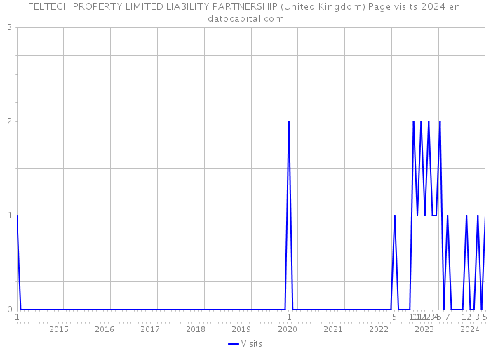 FELTECH PROPERTY LIMITED LIABILITY PARTNERSHIP (United Kingdom) Page visits 2024 