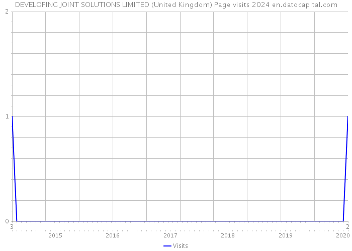DEVELOPING JOINT SOLUTIONS LIMITED (United Kingdom) Page visits 2024 