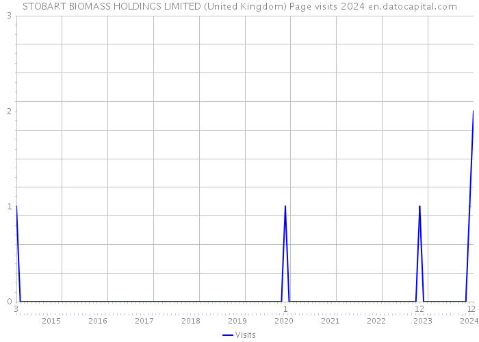 STOBART BIOMASS HOLDINGS LIMITED (United Kingdom) Page visits 2024 