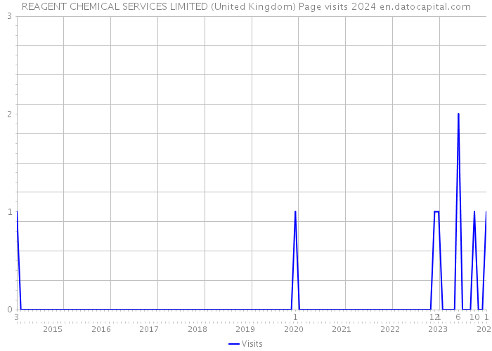 REAGENT CHEMICAL SERVICES LIMITED (United Kingdom) Page visits 2024 