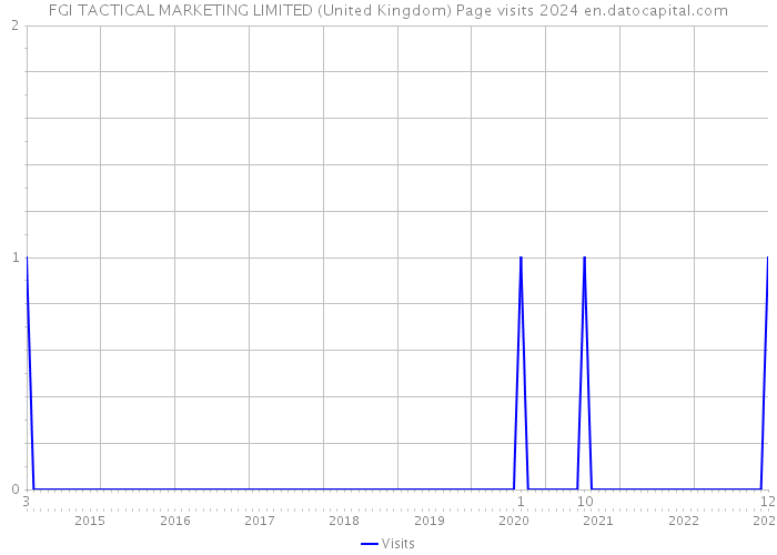 FGI TACTICAL MARKETING LIMITED (United Kingdom) Page visits 2024 