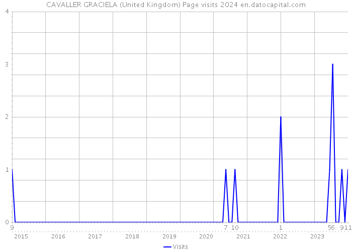 CAVALLER GRACIELA (United Kingdom) Page visits 2024 