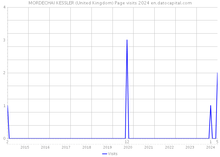 MORDECHAI KESSLER (United Kingdom) Page visits 2024 