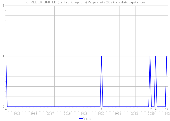 FIR TREE UK LIMITED (United Kingdom) Page visits 2024 