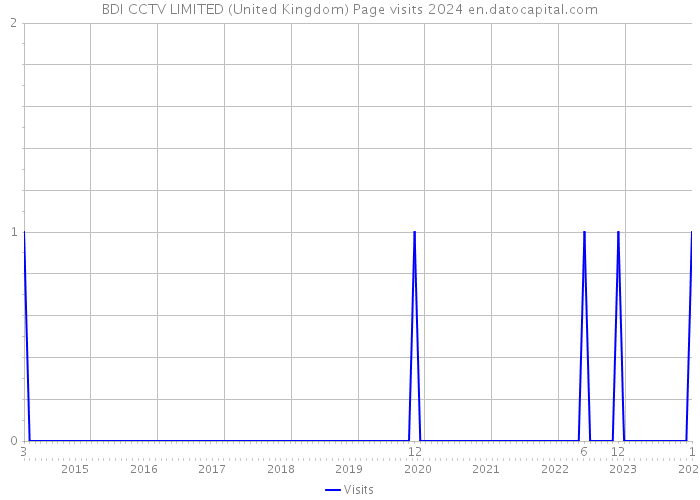 BDI CCTV LIMITED (United Kingdom) Page visits 2024 