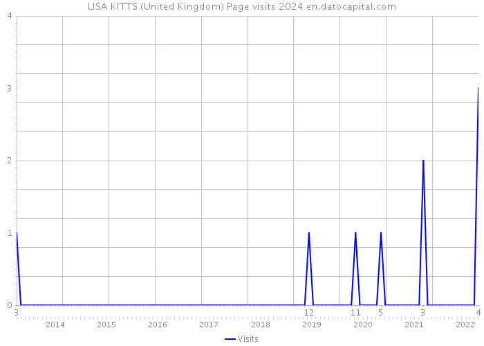 LISA KITTS (United Kingdom) Page visits 2024 