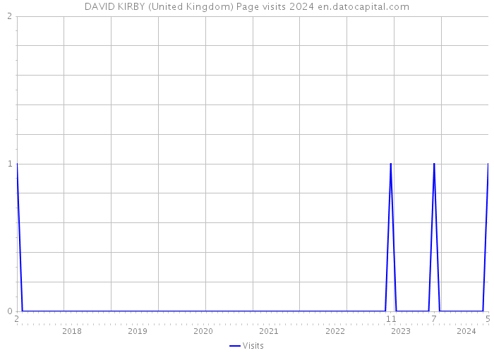 DAVID KIRBY (United Kingdom) Page visits 2024 