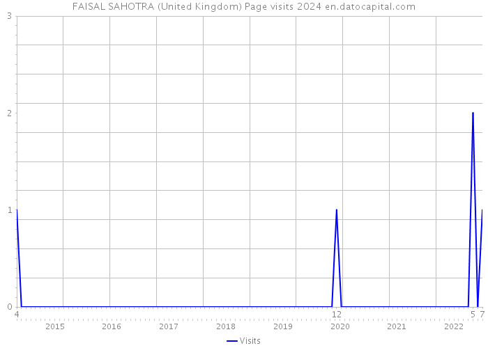 FAISAL SAHOTRA (United Kingdom) Page visits 2024 