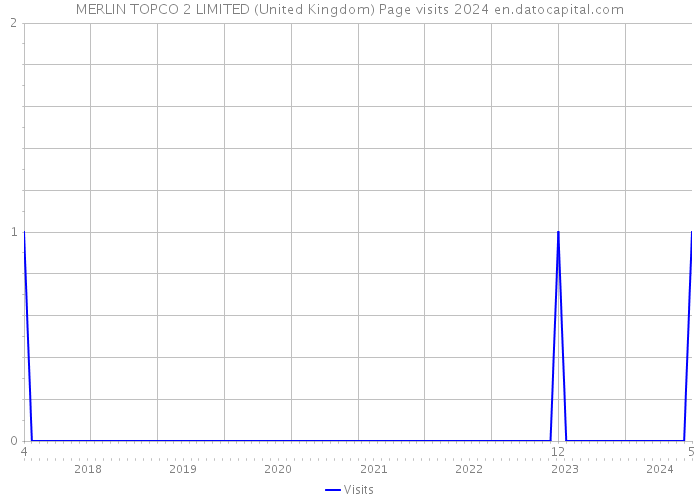 MERLIN TOPCO 2 LIMITED (United Kingdom) Page visits 2024 