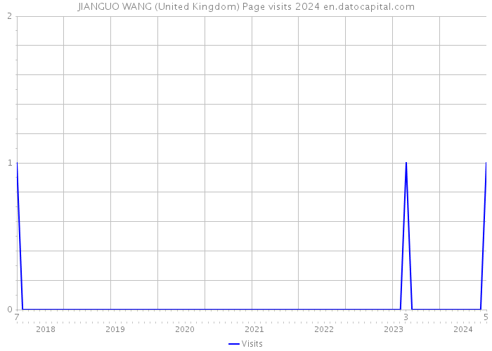 JIANGUO WANG (United Kingdom) Page visits 2024 