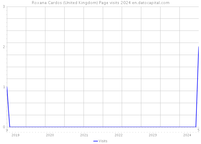 Roxana Cardos (United Kingdom) Page visits 2024 