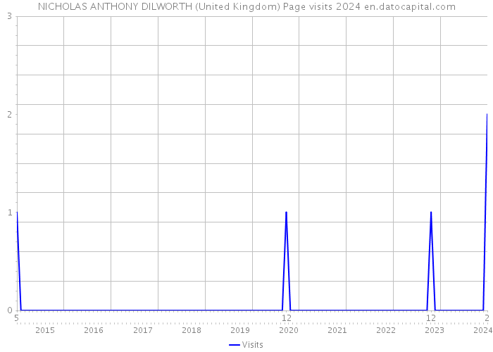 NICHOLAS ANTHONY DILWORTH (United Kingdom) Page visits 2024 