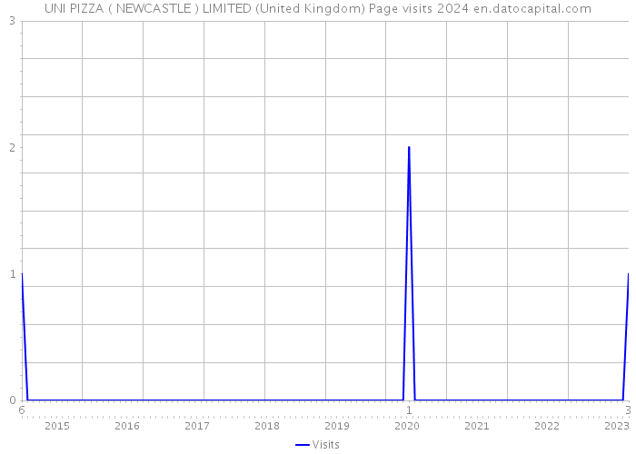 UNI PIZZA ( NEWCASTLE ) LIMITED (United Kingdom) Page visits 2024 