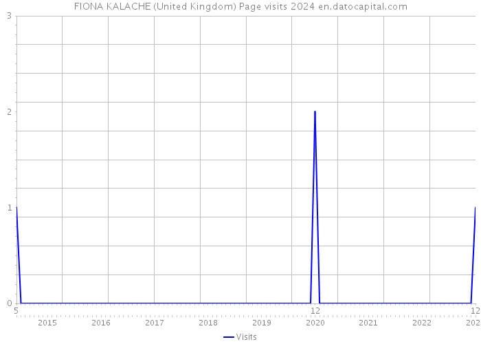FIONA KALACHE (United Kingdom) Page visits 2024 