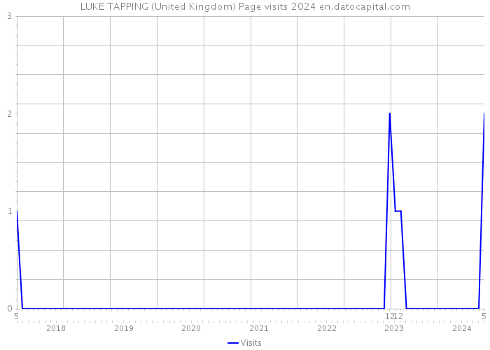 LUKE TAPPING (United Kingdom) Page visits 2024 