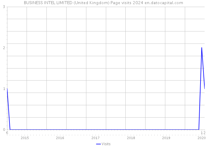 BUSINESS INTEL LIMITED (United Kingdom) Page visits 2024 