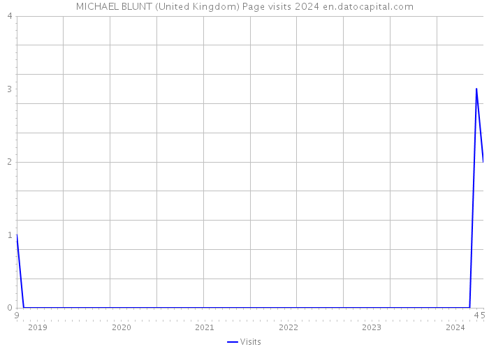 MICHAEL BLUNT (United Kingdom) Page visits 2024 